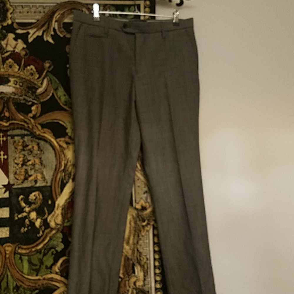 NEXT Grey Mens Slim Fit Dress Pants 32R